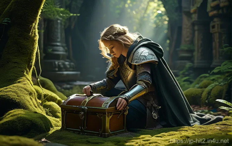 히트2 보물 찾기 이벤트 - **Prompt: The Thrill of Discovery**
    "A lone female adventurer, dressed in practical yet stylish ...