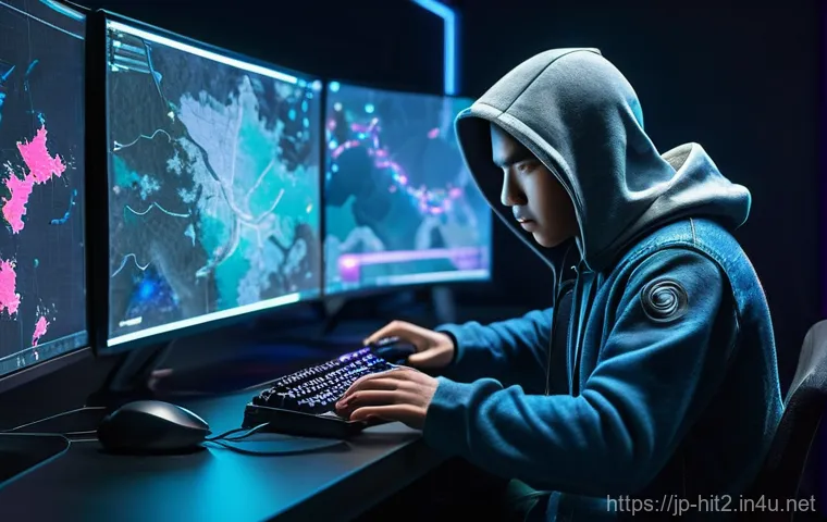 히트2 경험치 효율 계산기 - **Prompt:** A young adult male gamer, neatly dressed in a comfortable hoodie and jeans, sits at a mo...